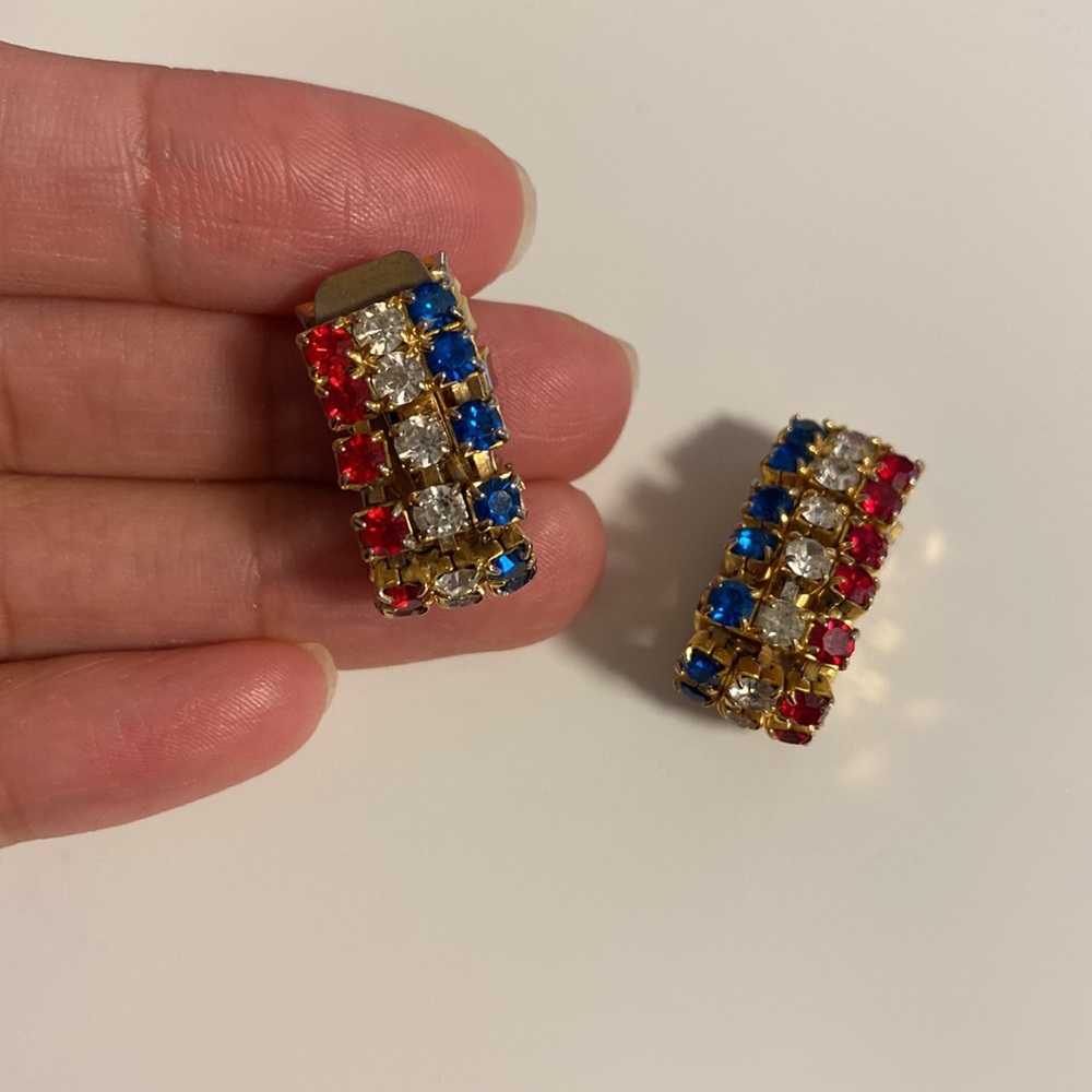 Vintage clip on earrings